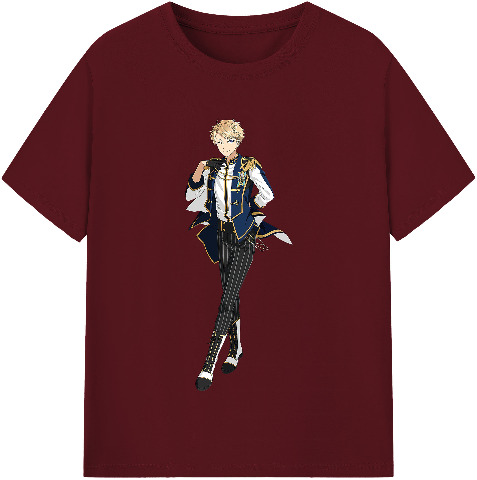 （画像用） あんさんぶるスターズ! Ensemble Stars 綿100％半袖Tシャツ（フロントプリント）